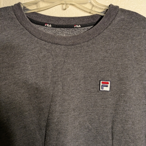 Fila Gray Sweatshirt Pre-owned Size XXL - Picture 4 of 8
